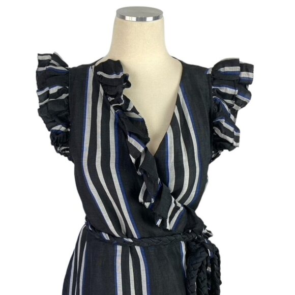 Apiece Apart Costa Del Sol Ruffle Wrap Dress - Picture 3 of 16